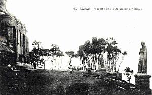 ALGER - NOTRE-DAME D'AFRIQUE - PLACETTE